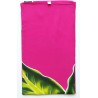 Paréo XXL fuchsia fleur bleu jaune